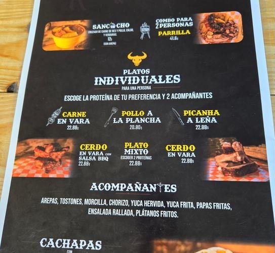 Menu board